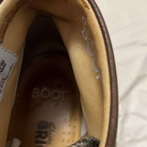 CLARKS ORIGINALS X HARRIS TWEED DESERT BOOTS SIZE 101/2 - Picture 6 of 7